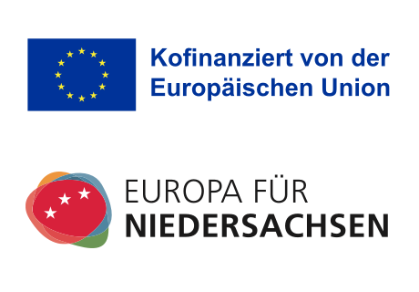 Logos: Kofinanziert von der Europäischen Union und Europa für Niedersachsen