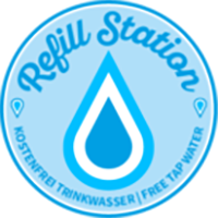 Refill Station Aufkleber