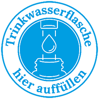 Trinkwasserflasche hier auffüllen WEB